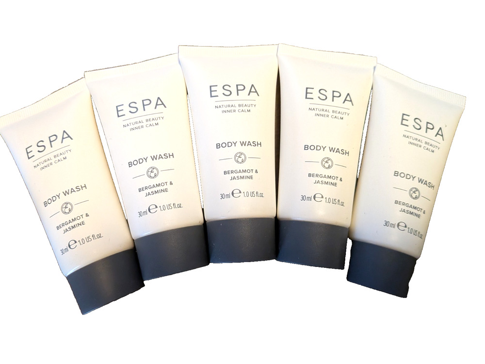 ESPA Luxury Body Wash Bergamot & Jasmine Inner Calm Travel Size 30ml/1floz Each